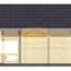 Проект дома-бани из оцилиндрованного бревна 6,0 м x 8,0 м.