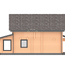 Проект дома оцилиндрованного бревна 9,20 м x 13,50 м